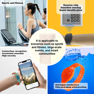 Tần số cao 13.56 RFID Silicone dây đeo cổ tay cho các sự kiện-không thấm nước <span class=keywords><strong>NFC</strong></span> Vòng đeo tay với biểu tượng tùy chỉnh & mã QR - Product Image 6