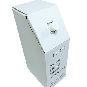 Custom Printed Heat Seal Stand Pouch Corner Spout Inner <b>Box</b> Food Grade PE <b>Material</b> Bag in <b>Box</b> for Whisky Coffee Liquid <b>Storage</b> - Product Image 5