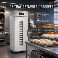 Étuve de Fermentation Réfrigérée Commerciale Électrique 18/36 Plateaux avec Contrôle Intelligent pour Boulangeries, Cafés, Farine et Sucre