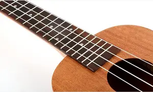 Commercio all'ingrosso OEM/ODM sapele ukulele 21 pollici con a forma di arco posteriore del corpo per la vendita di Alta qualità ukulele
