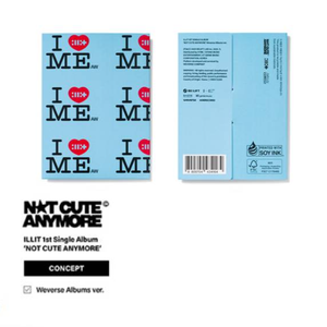 KPOP ILLIT 1er Álbum Sencillo NOT CUTE ANYMORE Weverse CD Álbum Oficial Coleccionable Regalo de Grupo Femenino Coreano Merch Bluewave Pop - Product Image 6