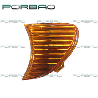PORBAO pour E39/520/530 Année 2000-2003 Jaune Vente Directe Phare Avant en Plastique Feux de Position Automobiles