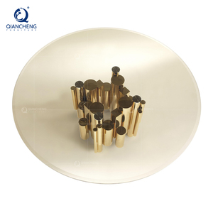 <span class=keywords><strong>Mesa</strong></span> De comedor De cristal con textura De agua De alto Material QIANCHENG, <span class=keywords><strong>Mesa</strong></span> De Jantar De <span class=keywords><strong>120</strong></span> ", mesas De comedor De moda pulidas Esstisch recubiertas - Product Image 3