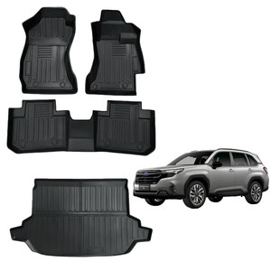 Alfombrillas de Coche Antideslizantes 3D para Subaru Forester con Volante a la Derecha, de Lujo, para Todo Clima, Material TPE, Incluye Accesorios para Maletero - Product Image 1