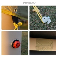 Auvent gonflable de camping extérieur en PVC, résistant au vent et à la pluie, facile à assembler, couverture de 28m², abri de jardin, barbecue, stationnement