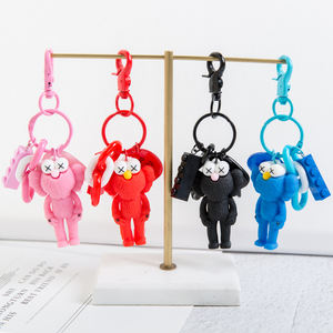 Portachiavi donna creativo portachiavi con portachiavi in stile donna con portachiavi in stile regalo con resina epossidica e sesamo Street - Product Image 4