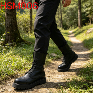 รองเท้าบูทเดินป่า YYR ทนทานต่อความชื้น พื้นรองเท้า <span class=keywords><strong>Goodyear</strong></span> สำหรับเดินทาง ตรวจสอบพื้นผิวหิน รองเท้าเดินป่าที่มีความคล่องตัวสูงสุด รุ่น HSM006 - Product Image 1