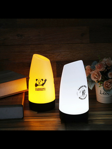 Lampe d'ambiance LED sans fil longue durée - Lampe de table moderne à abat-jour en forme de tambour blanc chaud pour la décoration de bar/KTV - Product Image 5