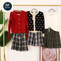 Vêtements d'occasion, jupes plissées d'été pour femmes, longueurs variées, commande minimum 500 kg, vente en gros en balles