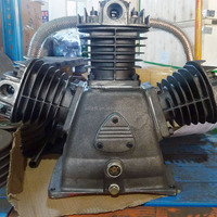 3090 Compresseur d'air à piston alternatif Lacme WILLEST Pompe nue lubrifiée à 3 cylindres BWI100L 10bar Tête de compresseur en fonte