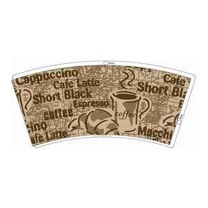 Gestanzter Pappbecher lüfter Geeignet für Papier Bastel papier PE Getränke offsetdruck Virgin Wood Pulp Tee tasse Herstellungs maschine Akzeptieren