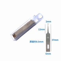 10 pièces enlèvement de colle couteau à lame en acier inoxydable pour la gravure Film de coupe téléphone portable carte mère IC CPU réparation propre