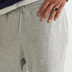 OEM Jogger en blanco de peso pesado de felpa francesa al por mayor logotipo personalizado pantalones de chándal de pierna recta para hombres - Product Image 3