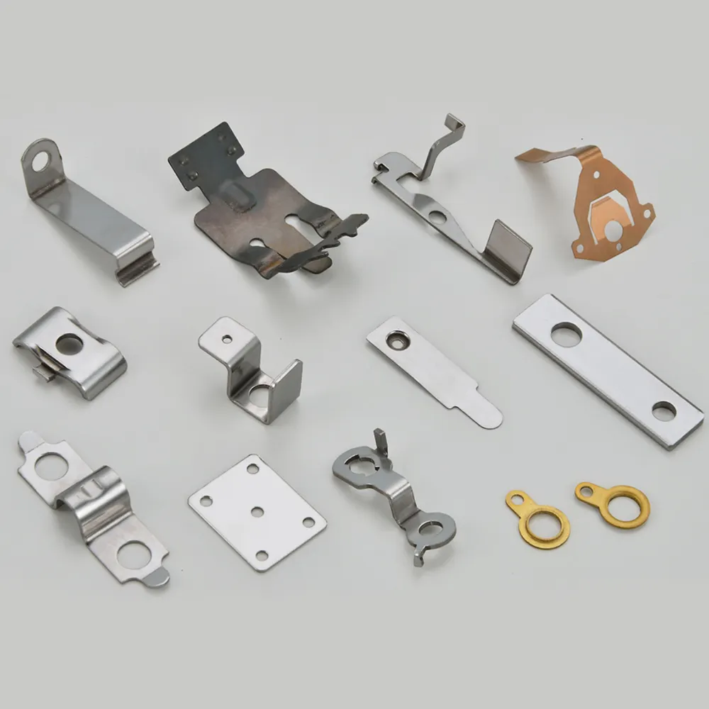 Factory OEM Custom Stainless Steel Aluminum Sheet Metal Stamping Bending Bracket Parts Service Stamping Bracket