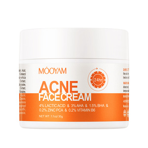 Crema Facial Hidratante de Alta Calidad con Ácido Láctico, Crema <span class=keywords><strong>para</strong></span> Eliminar <span class=keywords><strong>Cicatrices</strong></span> de Acné, <span class=keywords><strong>Mejor</strong></span> Crema Facial Orgánica Antiacné con Ácido Salicílico - Product Image 6