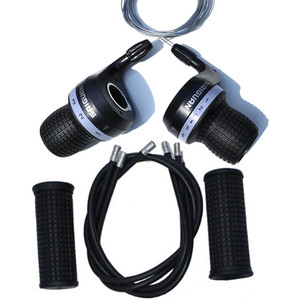Palancas de cambio de bicicleta Nunabs, 21 velocidades, 6 velocidades, con empuñaduras para componentes de transmisión de bicicleta de montaña - Product Image 4