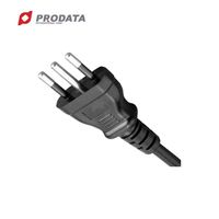 Câble d'alimentation avec prise italienne H05VV-F 0,75~1,00m2/3G /CE pour faisceau de câblage 125V-250V