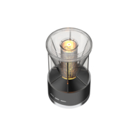Diffuseur Humidificateur Ultrasonique Sans Eau 400ml Portable en Verre USB/Batterie/Électrique avec Veilleuse et Arôme pour Voiture