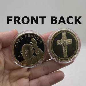 Moneda de Oro con la Imagen de Juan II, Recuerdo de Polonia, Moneda de Plata Chapada en Plata, para Colección y Regalos - Product Image 6