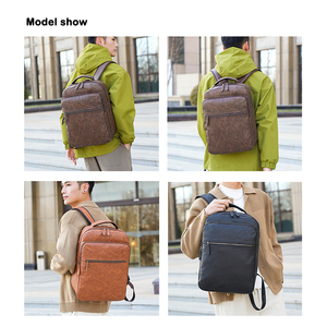 Zaino da Uomo all'Ingrosso di Fabbrica Impermeabile in Pelle PU Borsa <span class=keywords><strong>per</strong></span> Laptop Elegante <span class=keywords><strong>per</strong></span> Lavoro Università e Viaggi - Product Image 6