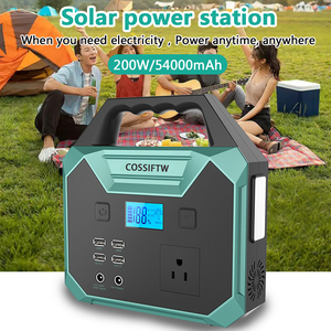 Generador Solar de Carga Rápida de 200W, Estación de Energía Ligera de 54000mAh con Paneles Solares para Viajes al Aire Libre, Respaldo Doméstico y Emergencias - Product Image 3