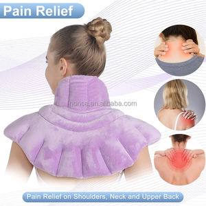 2024 produk baru berat Spa Lavender menenangkan lembab bantalan pemanas microwave Herbal diisi leher dan bungkus bahu - Product Image 6
