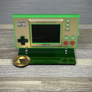 RAY YI Acrylic Display Stand for Nintendo Game <strong>Watch</strong>/Zelda Bros Famicom Style Rose Colored Gaming Special Edition - Product Image 2