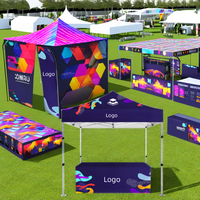 Cadre en aluminium hexagonal coupe-vent de tente d'auvent d'événement de luxe résistant pour des événements d'affichage de salon commercial de publicité extérieure