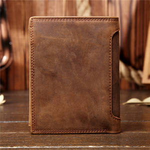 กระเป๋าสตางค์ AndoBag แบบสั้นสำหรับผู้ชาย หนังวัวแท้ สไตล์เรโทร แฟชั่นหนัง Crazy Horse - Product Image 4