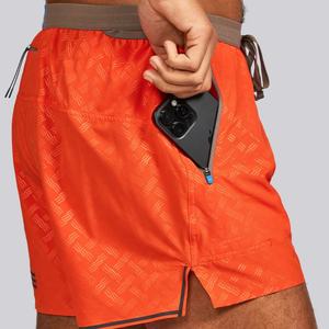 Pantalones Cortos Deportivos 2 en 1 para Hombre, Negros, para Correr, con Cintura Alta Elástica y Compresión, de 3 Pulgadas de Largo - Product Image 3