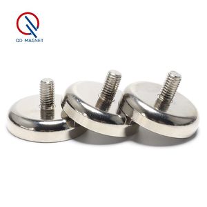 <span class=keywords><strong>Aimant</strong></span> permanent puissant en néodyme avec trou, usage industriel, revêtement nickelé, service <span class=keywords><strong>de</strong></span> soudage disponible - Product Image 1