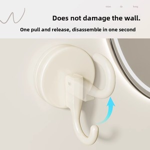 Gancio a <span class=keywords><strong>ventosa</strong></span> in plastica D5062, senza tracce, adesivo forte, portatile, multifunzione, per cucina e bagno. - Product Image 3