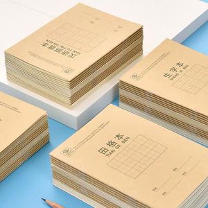 Cuaderno de ejercicios para estudiantes Deli D3620 con encuadernación cosida a caballo, cuadrícula de 36K, libro de práctica de caligrafía para estudiantes de primaria - Product Image 1