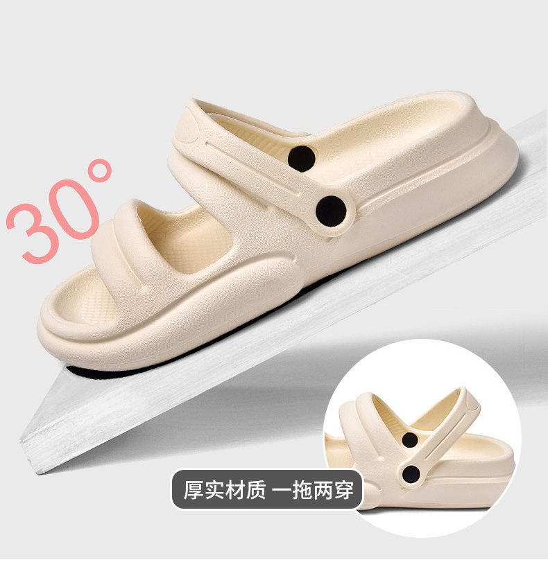 Trend Anti-slip Unisex Slippers and Sandals Beach Dual-use Non-slip Slippers for Men