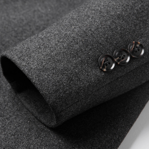 <span class=keywords><strong>Cappotto</strong></span> di <span class=keywords><strong>lana</strong></span> casuale degli uomini <span class=keywords><strong>cappotto</strong></span> giacca a vento degli uomini di autunno e inverno Sottile di modo caldo di alta qualità di nuovi prodotti - Product Image 4