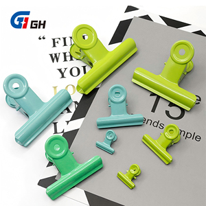 Clip magnétique en néodyme multicolore avec logo personnalisé, aimants de réfrigérateur robustes, pince pour l'école, le bureau, le café, la papeterie - Product Image 2