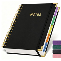 Carnet à spirale A5 populaire, épaissi et au design esthétique, personnalisable, idéal pour le bureau et la gestion quotidienne des documents.