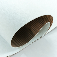 Rouleau de Revêtement de Sol Vinyle PVC Épais Doublé Tissu, Motif Bois et Rayures, Chaud, Doux & Élégant, Tapis de Pièce pour Décoration Intérieure
