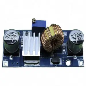 Step Down Power Supply Modul 4-38V untuk 1.25-36V Adj 0-4.5A 5Amax 75W 36V 24V 18V 19V untuk 12V 5V Converter