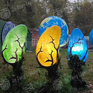 Lumières décoratives à motif de fèves de chia pour les parcs touristiques culturels et les paysages urbains - Product Image 3