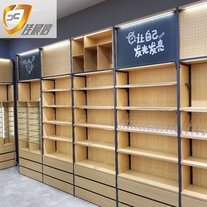 Espositore per supermercato in legno espositore al dettaglio vendita calda per minimarket scaffalature cartoleria scaffale espositore - Product Image 4