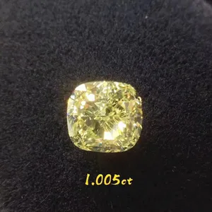 SGARIT卸売ルーズダイヤモンドファインゴールドジュエリー製造FLY VS 1.005ctナチュラルイエローダイヤモンド