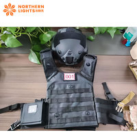 Gilet d'équipement d'étiquette laser d'extérieur Jeu d'arme multijoueur Étiquette laser à détection intelligente Équipement de fusillade Étiquette laser