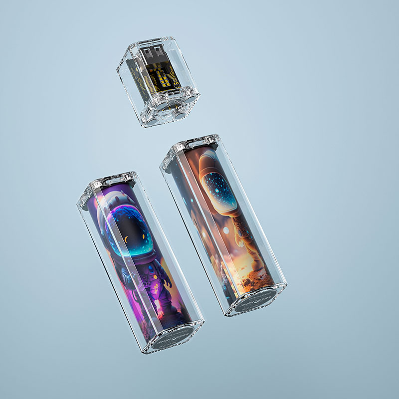 หนึ่งแบตเตอรี่เสริมสอง "10000 mAh.