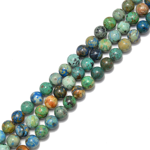 Hạt Đá YIZE Green <span class=keywords><strong>Phoenix</strong></span> <span class=keywords><strong>Lapis</strong></span> <span class=keywords><strong>Lazuli</strong></span> Chrysocolla Cho Vòng Tay Fynchenite - Product Image 2