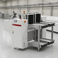 Déchargeur automatique de cartes de circuits imprimés à double rail Conber avec moteur et roulement pour ligne de production d'assemblage SMT, machine contrôlée par PLC