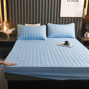 100% Poliester Pelindung Kasur Penutup Tempat Tidur Semua Musim Set Sprei 3-Potong - Product Image 3