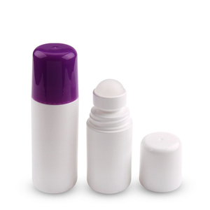 Custom 30ml 50ml 60ml luxury high quality empty plastic tube roll on bottles deodorant containers for sale