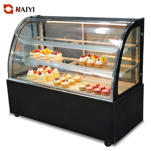 Vitrina Refrigerada Comercial para Pasteles con Enfriamiento por Aire de Acero Inoxidable para Panadería, Pastelería y Postres - Product Image 1