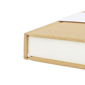 Carnet à couverture rigide en lin A5, 100 feuilles, tissu de haute qualité, agenda en promotion pour l'écriture avec dorure à chaud personnalisée - Product Image 3